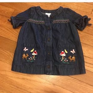 Hanna Andersson  6 months woodland creature dress